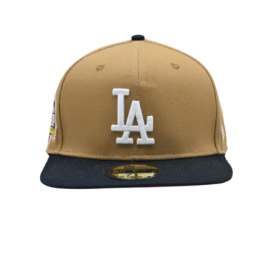 کلاه کپ LA داجرز با ترکیب رنگ کرم