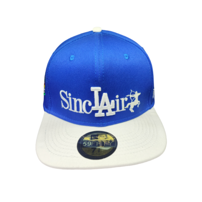 کلاه کپ فیت بک آبی LA